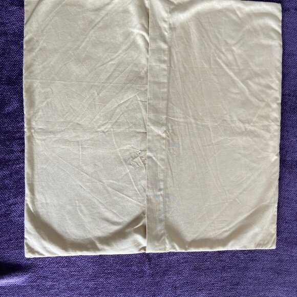 Pottery Barn Square Pillow Case 26" x 26" Green & Terracotta Embroidery - Picture 8 of 11